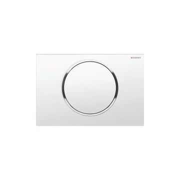 Clapeta de actionare Geberit Sigma10 alb/crom/alb