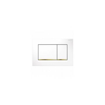 Clapeta de actionare Geberit Sigma30 alb auriu