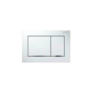 Clapeta de actionare Geberit Sigma30 alb crom lucios