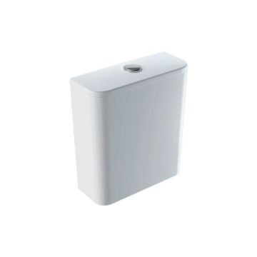 Rezervor pe vas wc Geberit Smyle Square ceramica cu alimentare inferioara