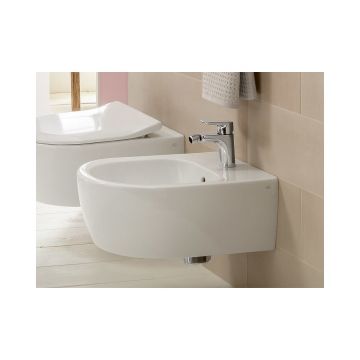 Set vas wc si bideu suspendat Villeroy&Boch Avento Direct Flush cu capac slim soft close