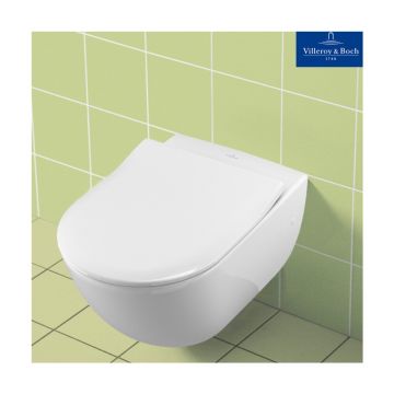 Set vas wc suspendat cu capac slim soft close Villeroy&Boch Subway