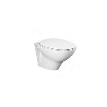 Set vas wc suspendat cu capac softclose Rak Ceramics Morning Rimless