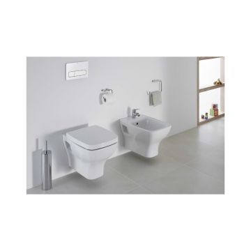 Set vas wc suspendat cu capac softclose si bideu suspendat Gala Street Square