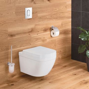 Set vas wc suspendat Grohe Euro Ceramic Rimless Triple Vortex cu PureGuard si capac softclose