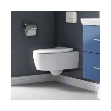 Set vas wc suspendat Villeroy&Boch Avento Direct Flush cu capac slim soft close