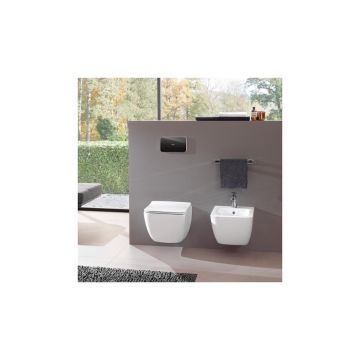 Set vas wc suspendat Villeroy&Boch Legato Direct Flush cu bideu si capac slim soft close
