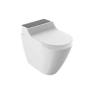 Vas wc pe pardoseala Geberit Aquaclean Tuma Comfort negru cu functie de bideu electric