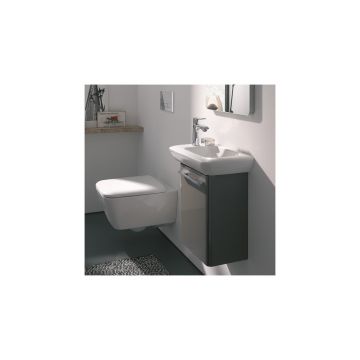 Vas wc suspendat Geberit iCon Square Rimfree cu capac inchidere lenta