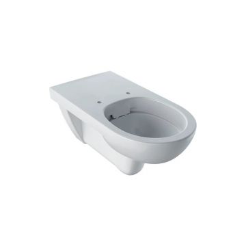 Vas wc suspendat Geberit Selnova Comfort Rimfree proiectie alungita fara capac alb