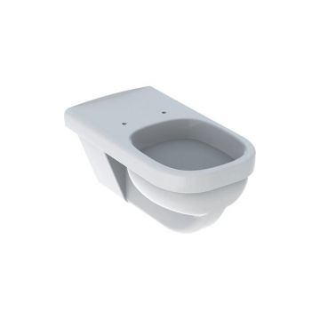 Vas wc suspendat Geberit Selnova Comfort Square cu spalare orizontala fara capac alb