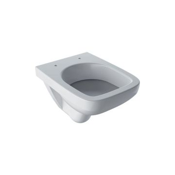 Vas wc suspendat Geberit Selnova Compact Proiectie scurta fara capac alb