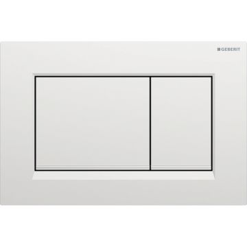 Clapeta actionare Geberit Sigma30 New EasytoClean crom mat detalii crom lucios