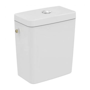 Rezervor WC Ideal Standard Connect CUBE , 3/6 L, dubla actionare ,alimentare laterala