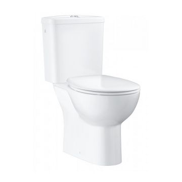 Set PROMO Vas WC Grohe Bau Ceramic, cu rezervor si capac soft-close la reducere