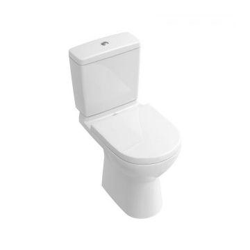 Set PROMO Villeroy&Boch O.Novo, vas WC DirectFlush, rezervor, capac SoftClose 67x36xH79 cm