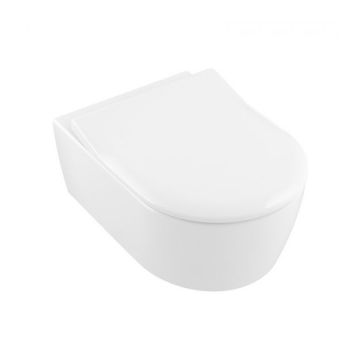 Set PROMO Vas WC Villeroy & Boch Subway 2.0 Directflush capac slim Softclose alb 56x37xH40 cm la reducere