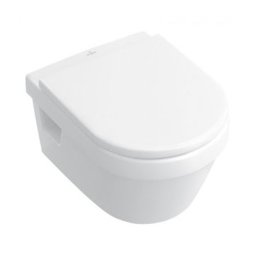 Set PROMO Villeroy&Boch Architectura vas WC Rimless Direct Flush si capac Soft Close 48x35xH34 cm la reducere