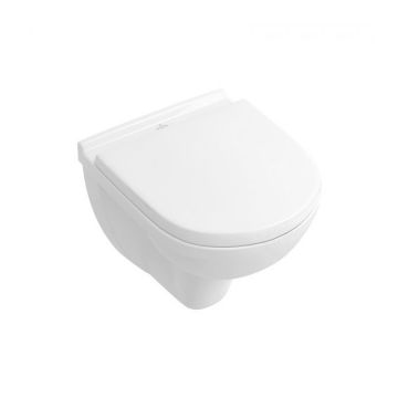 Set PROMO Villeroy&Boch O.Novo vas wc suspendat si capac SoftClose 49x36xH34 cm la reducere