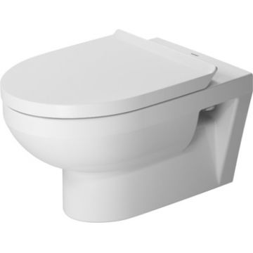 Set vas WC suspendat Duravit DuraStyle Basic Rimless si capac cu inchidere lenta