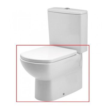 Vas WC Gala Smart monobloc lipit de perete 36x61.5 cm