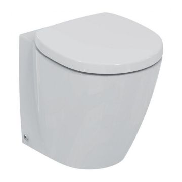 Vas WC Ideal Standard Connect Space Compact back-to-wall pentru rezervor ingropat la reducere