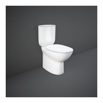Vas WC RAK Ceramics Morning Confort Rimless pe pardoseala 64x36,5xH42 cm la reducere