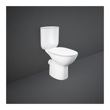 Vas wc Rak Ceramics Morning Rimless cu evacuare laterala 64X36.5 cm la reducere
