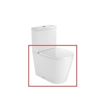 Vas WC Roca Inspira monobloc cu dubla evacuare 60x37xH40 cm