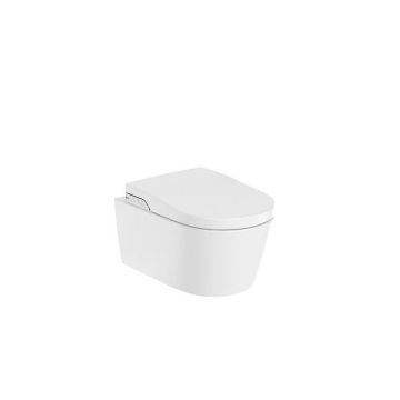 Vas WC Roca suspendat Inspira In-Wash® inteligent cu functie de bideu electric 56,2 x 39 x H47,6 cm