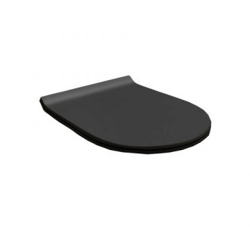Capac Wc Hatria Fusion soft-close - Culoare Negru