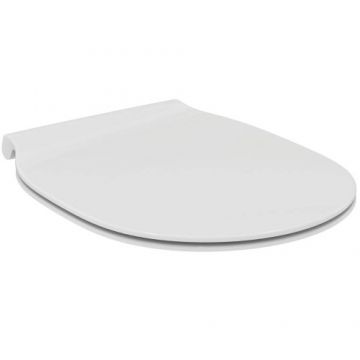 Capac WC Ideal Standard Connect Air, inchidere normala, slim - Culoare Alb pal