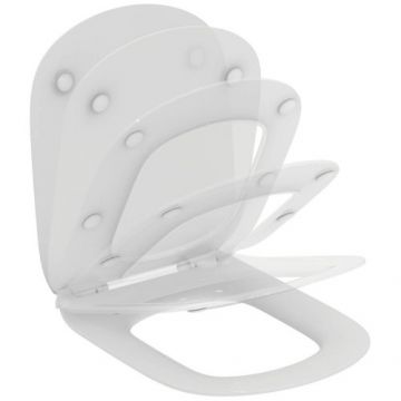 Capac WC Ideal Standard Connect Air, soft-close, slim - Culoare Alb pal