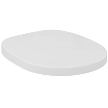 Capac WC Ideal Standard Connect, alb cu inchidere normala - Culoare Alb pal