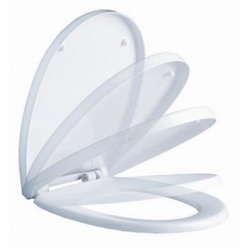 Capac wc Rak Ceramics Moon soft-close - Culoare Alb pal