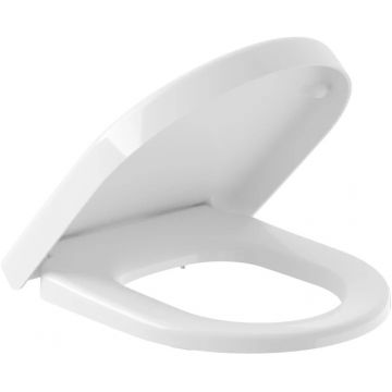 Capac wc Villeroy & Boch Subway 2.0 Compact slim cu inchidere lenta  alb Alpin