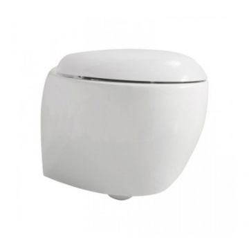 Vas Wc Azzurra Clas+ suspendat, alb - Culoare Alb pal