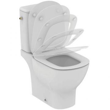 Vas WC Ideal Standard Arc Tesi Aquablade, stativ, alb - Culoare Alb pal