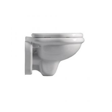Vas WC Kerasan Retro, suspendat, alb - Culoare Alb pal