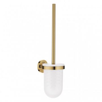 Perie WC cu suport Grohe Essentials auriu lucios