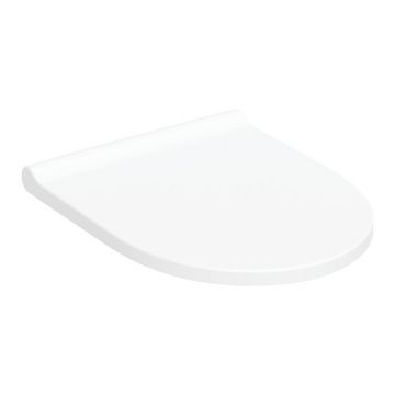 Capac WC, Geberit, Acanto, cu quick release și soft close, alb