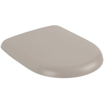Capac wc Villeroy & Boch Antao cu inchidere lenta si QuickRelease  Almond
