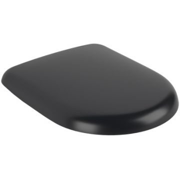 Capac wc Villeroy & Boch Antao cu inchidere lenta si QuickRelease  Pure Black