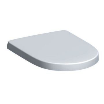 Capac WC Villeroy & Boch O.Novo Compact cu inchidere lenta si QuickRelease  Alb Alpin
