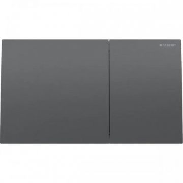 Clapeta actionare rezervor Geberit Sigma 70, crom-negru periat