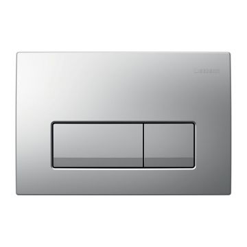 Clapeta cu dubla actionare Geberit, Delta 50, crom mat