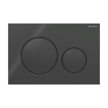 Clapetă de acționare, Geberit, Sigma20, negru, 115.882.DW.1