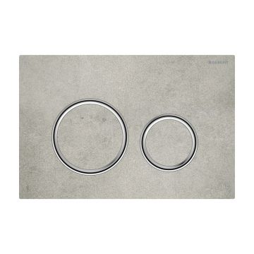 Clapetă de acționare, Geberit, Sigma21, aspect beton