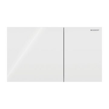 Clapetă de acționare, Geberit, Sigma70, alb