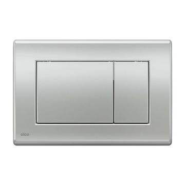 Clapeta de actionare, Alcadrain, Basic, M272, cu doua volume, crom mat